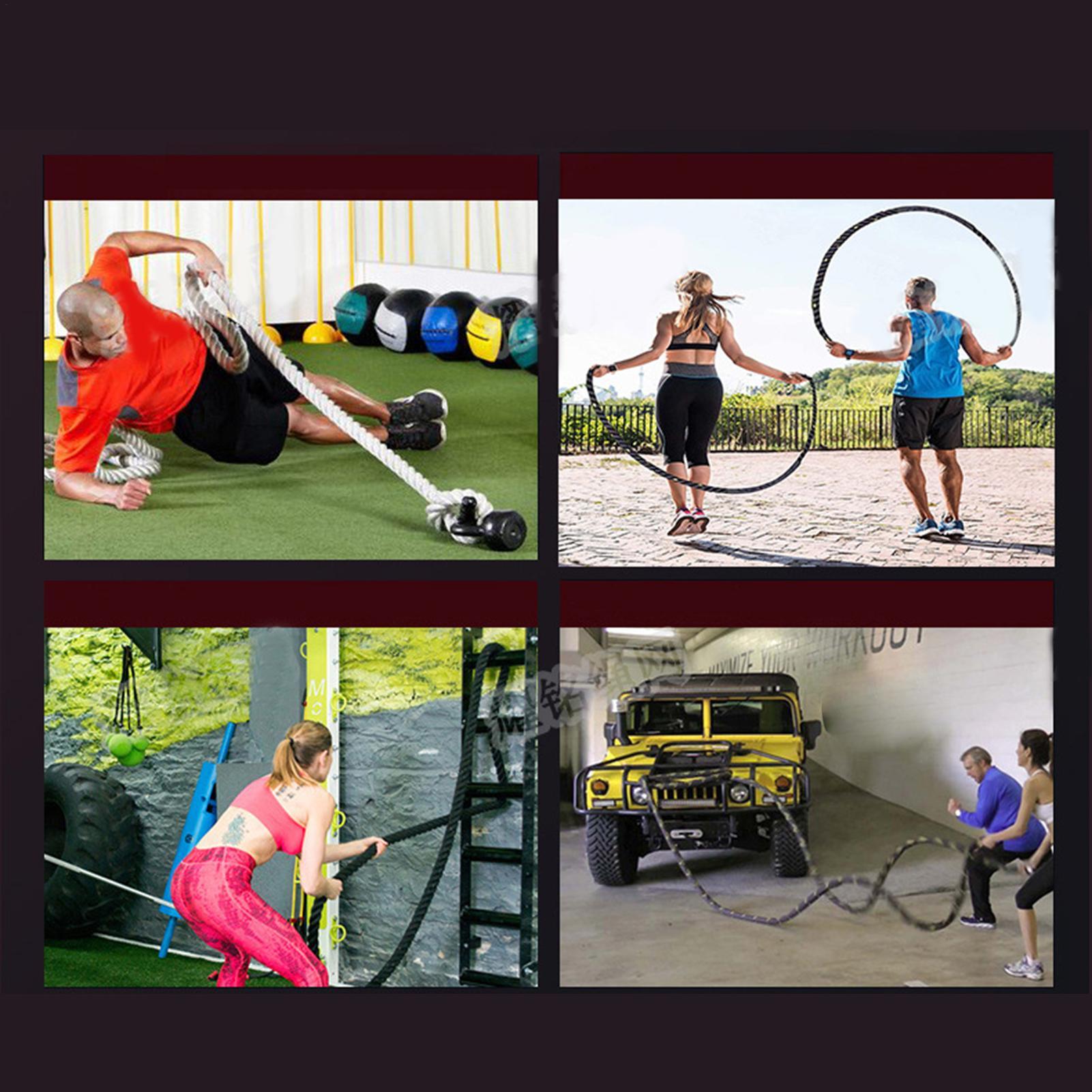 Battle Rope Heavy - حبل الطفر الثقيل، معدات تدريب الملاكمة