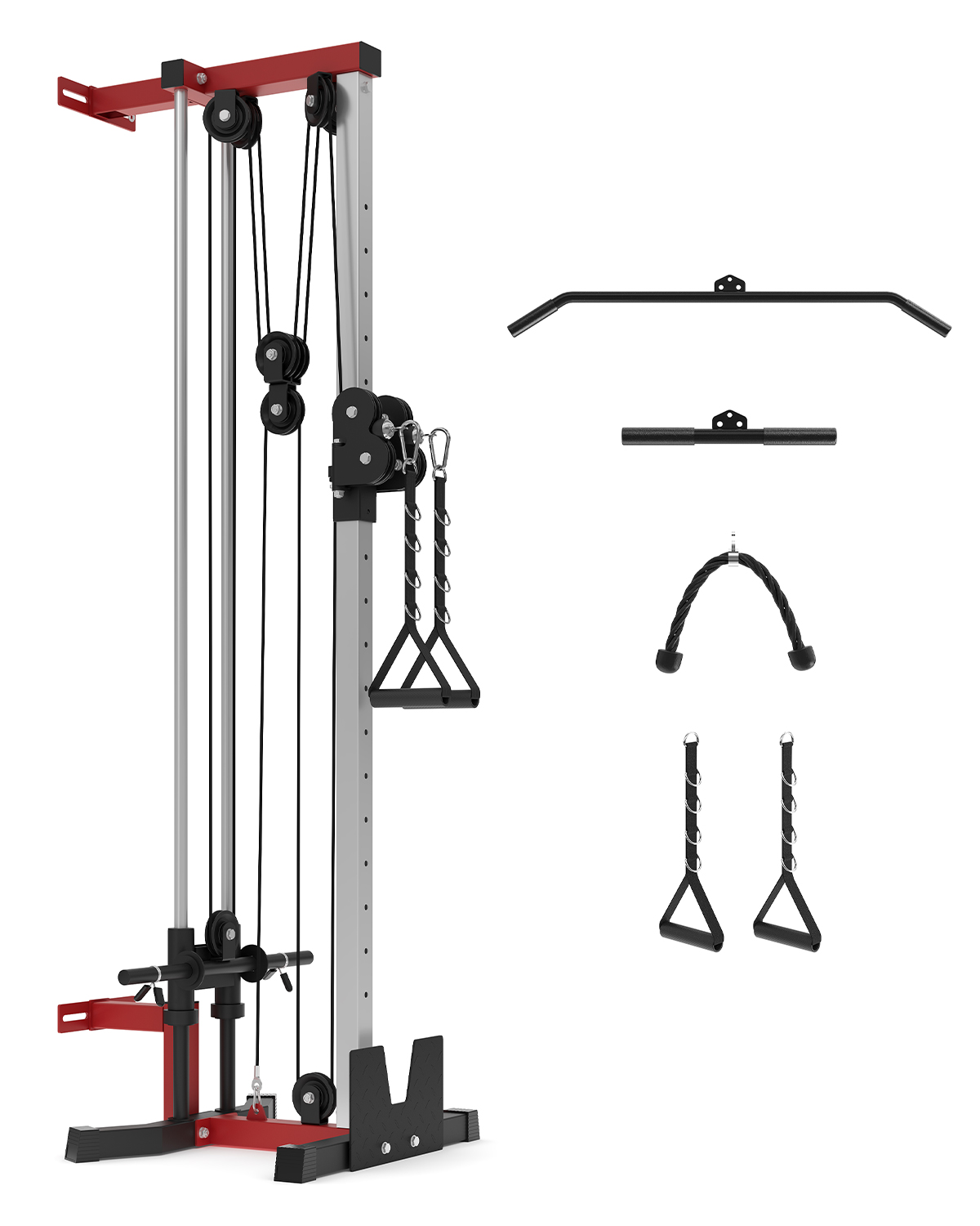 Lat Pulldown Cable - جهاز تمارين بالكابلات مثبت على الحائط